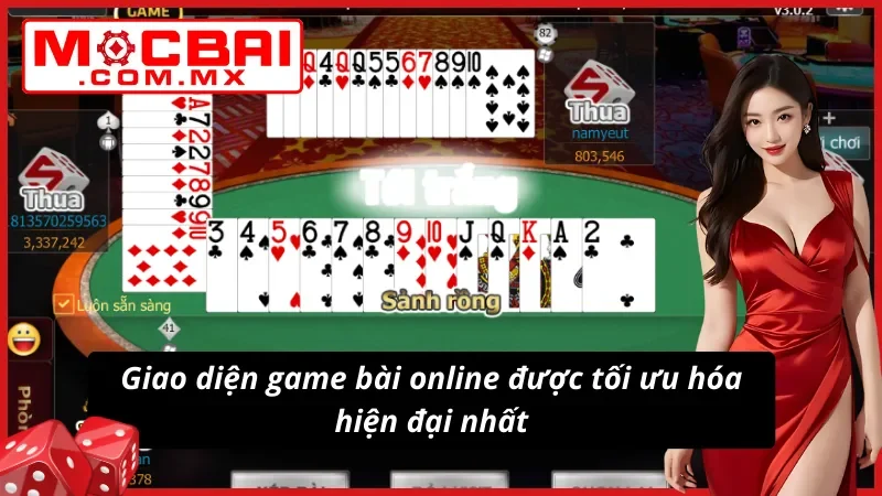 Trải Nghiệm Tiến Lên Miền Nam Mocbai – Chơi Vui, Thắng Lớn 3 Chơi online Tiến Lên Miền Nam với giao diện hiện đại nhất